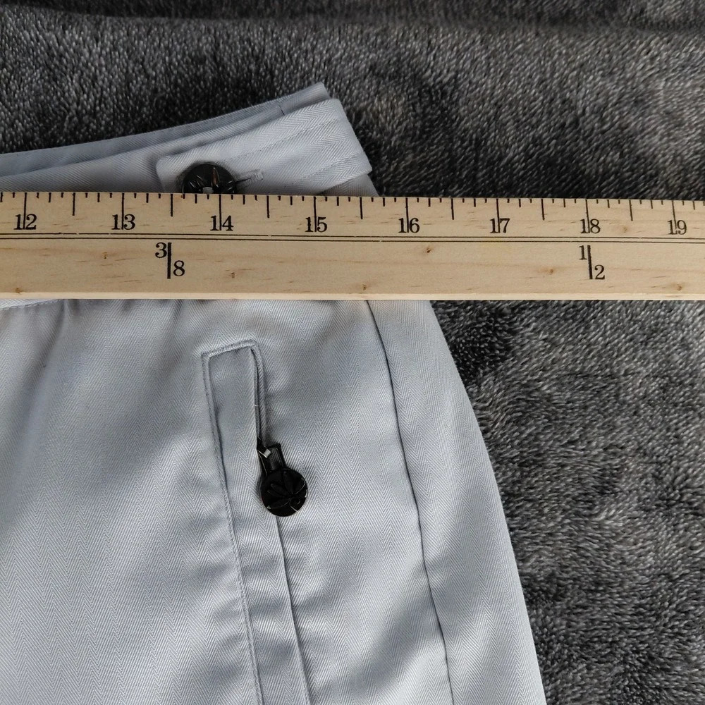 Lily's of Beverly Hills Gray Herringbone Bermuda Shorts Womens 6 Zip Pockets‎